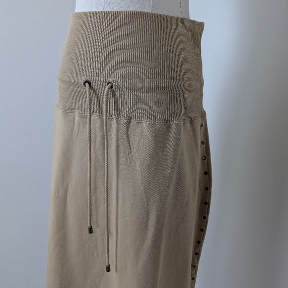 Liz Claiborne 2 Piece Skirt Set Jersey Stretchy Drawstring Scoop Neckline - Picture 10 of 12